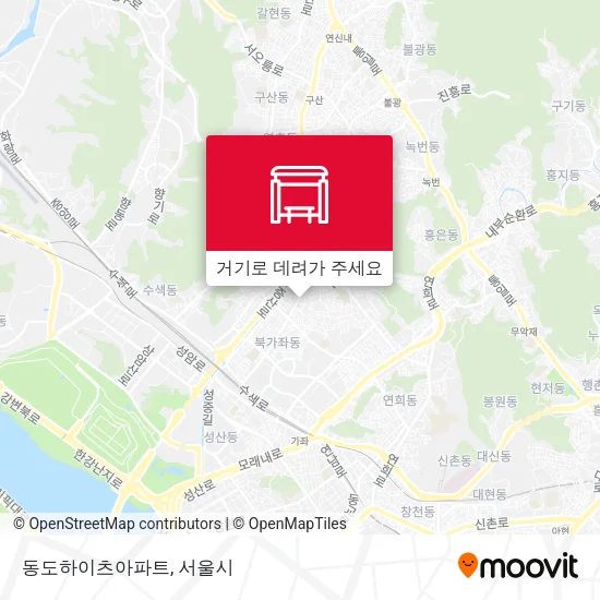 동도하이츠아파트 지도