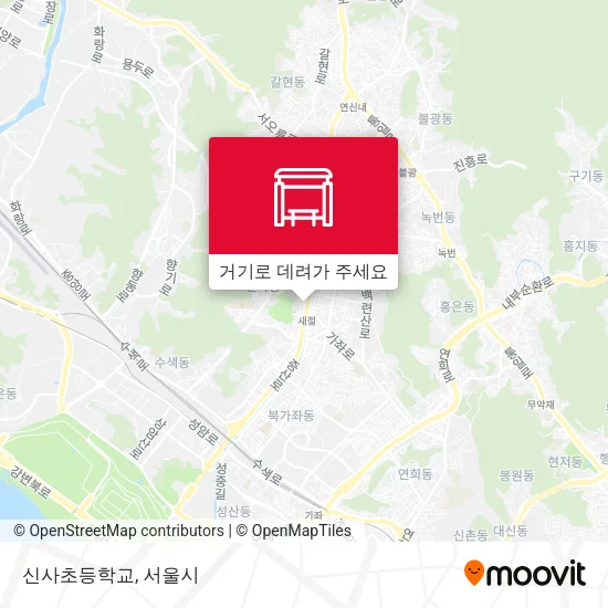 신사초등학교 지도