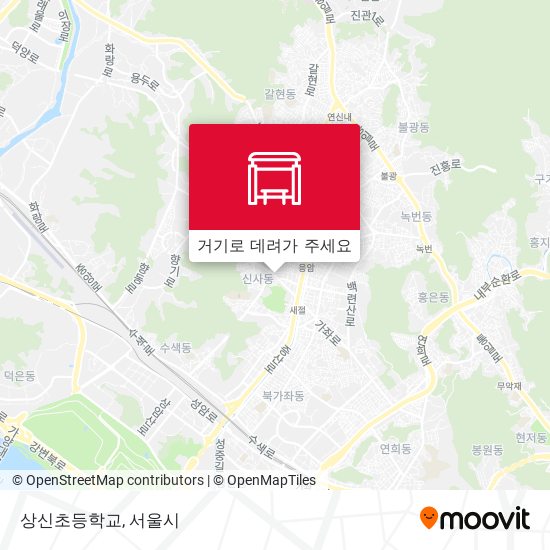 상신초등학교 지도