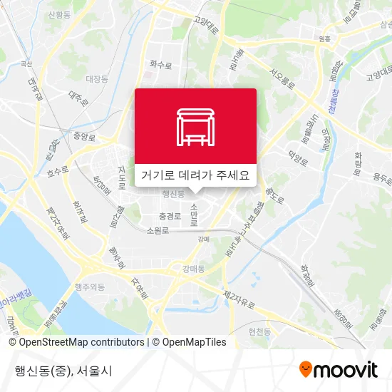 행신동(중) 지도