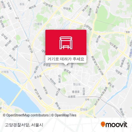 고양경찰서앞 지도