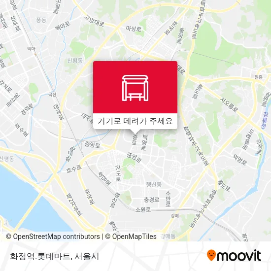 화정역.롯데마트 지도