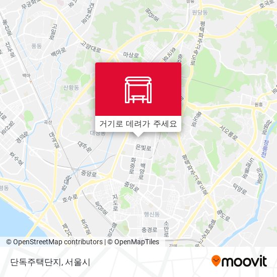 단독주택단지 지도