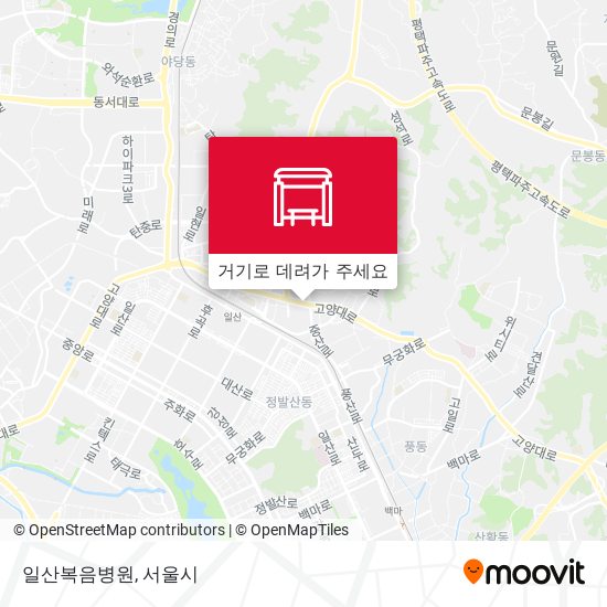 일산복음병원 지도