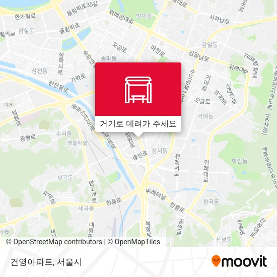 건영아파트 지도