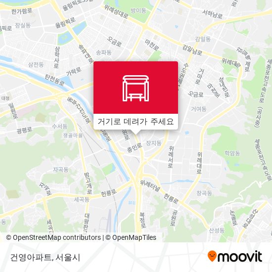 건영아파트 지도