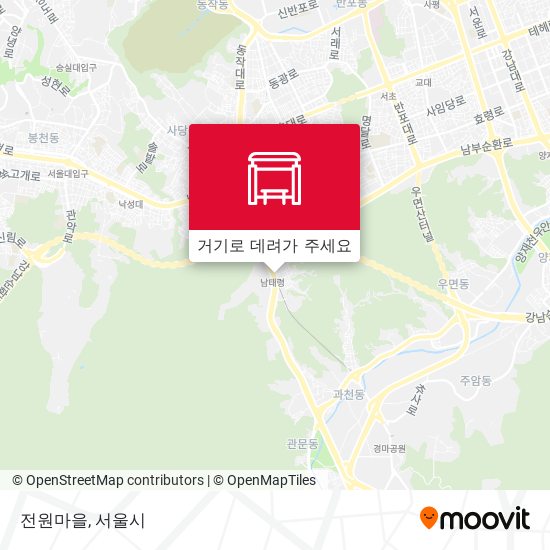 전원마을 지도