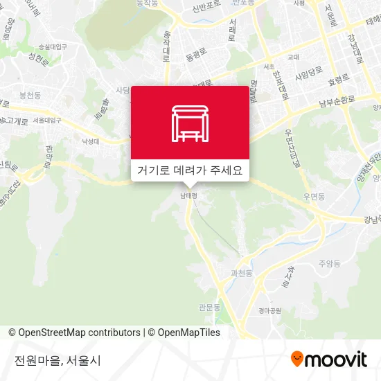 전원마을 지도