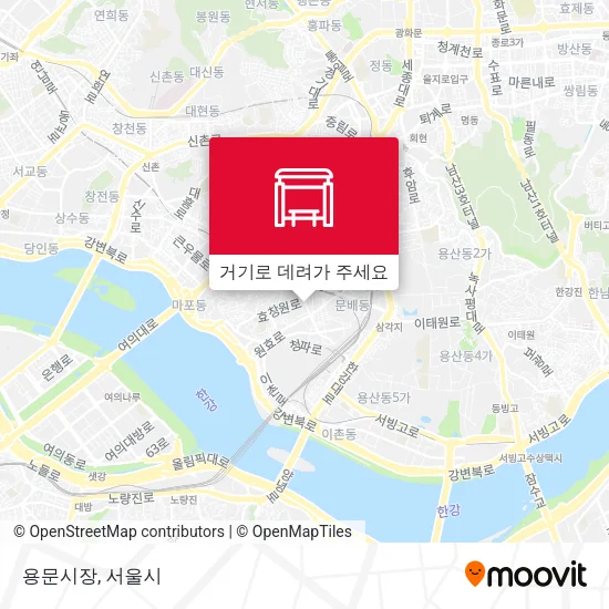용문시장 지도