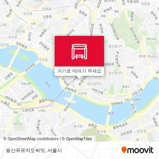 용산푸르지오써밋 지도