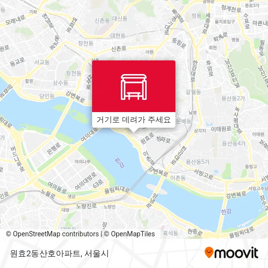 원효2동산호아파트 지도