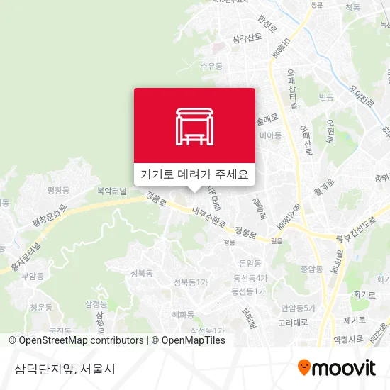 삼덕단지앞 지도