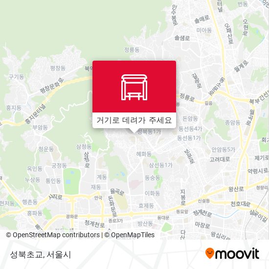성북초교 지도