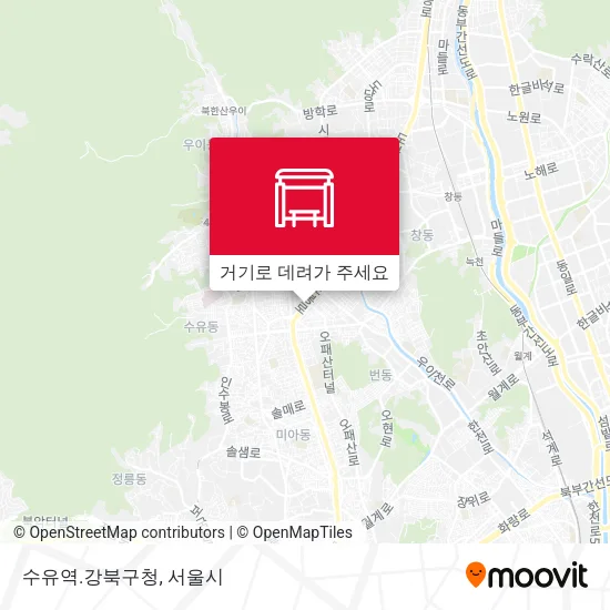수유역.강북구청 지도
