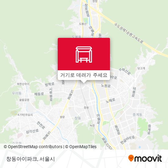 창동아이파크 지도