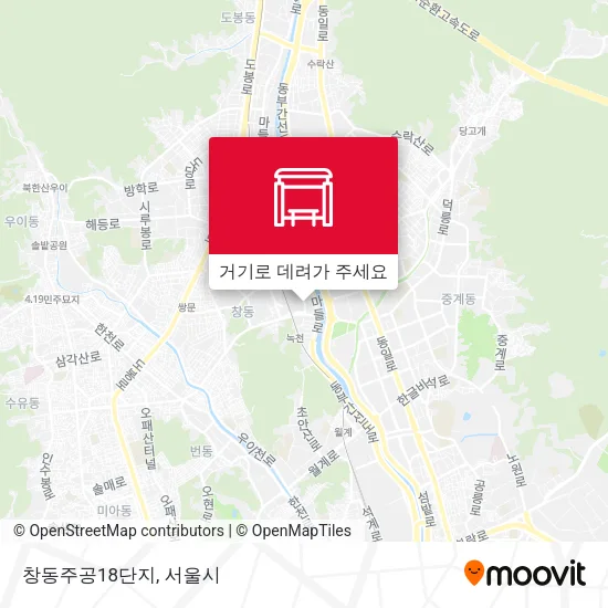 창동주공18단지 지도