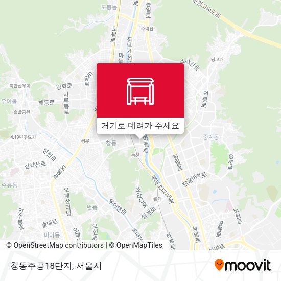 창동주공18단지 지도