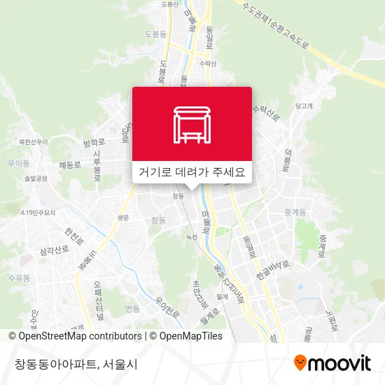 창동동아아파트 지도