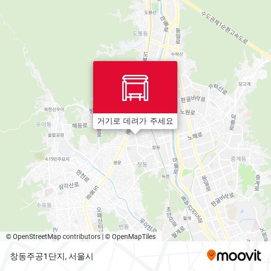창동주공1단지 지도