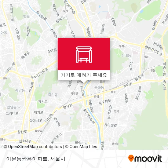이문동쌍용아파트 지도
