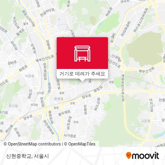 신현중학교 지도