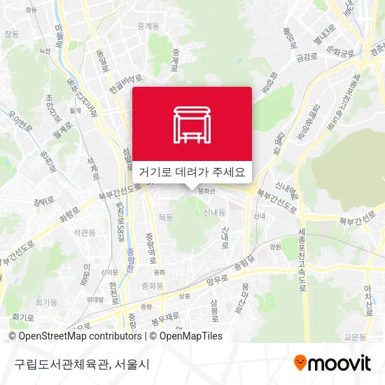 구립도서관체육관 지도