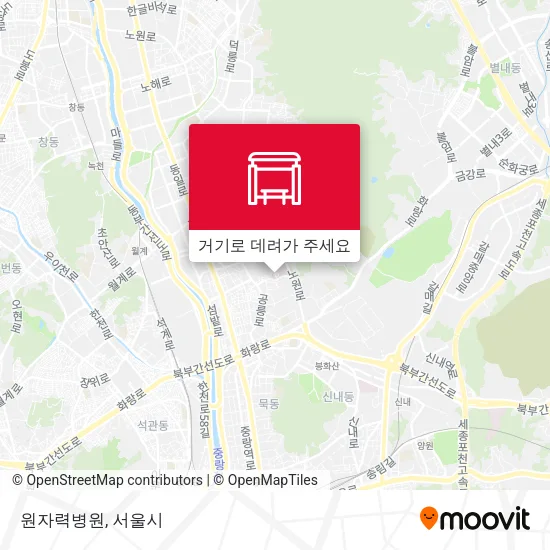 원자력병원 지도