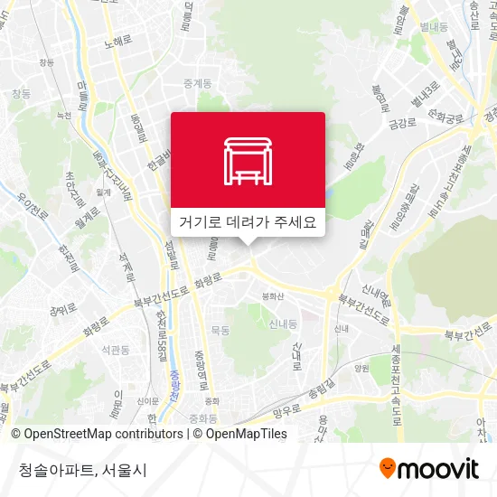 청솔아파트 지도