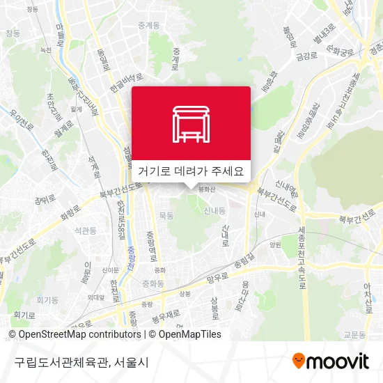 구립도서관체육관 지도