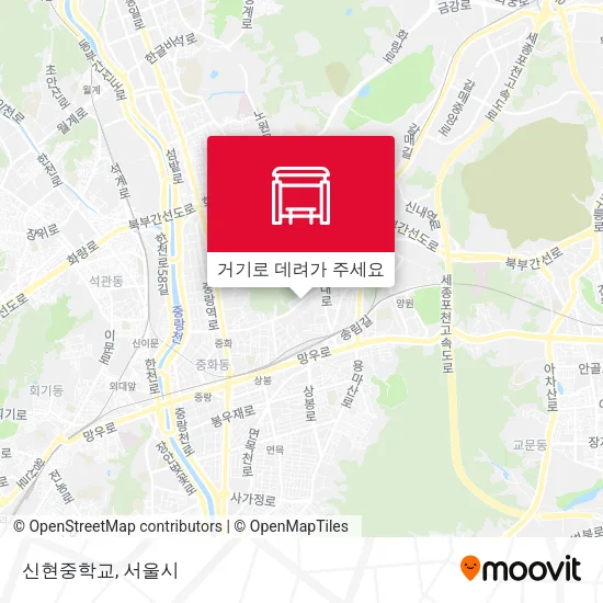 신현중학교 지도