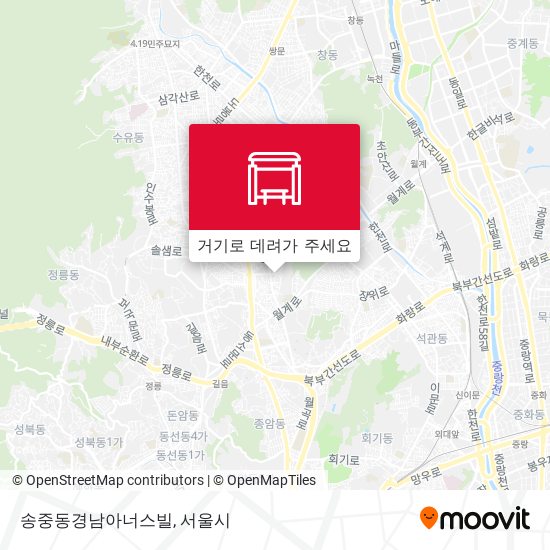 송중동경남아너스빌 지도