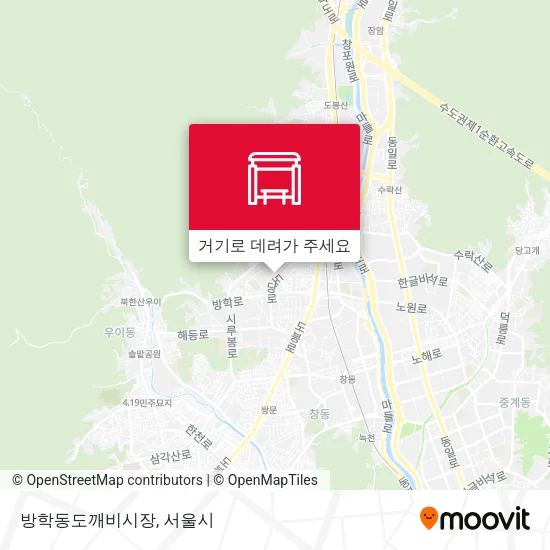 방학동도깨비시장 지도