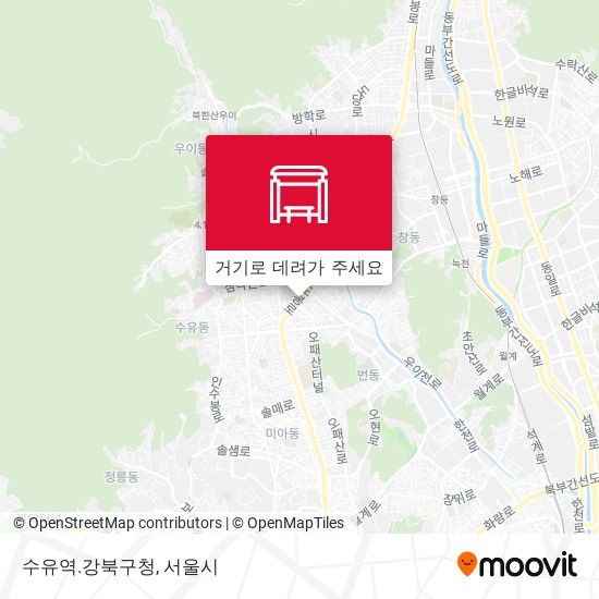 수유역.강북구청 지도