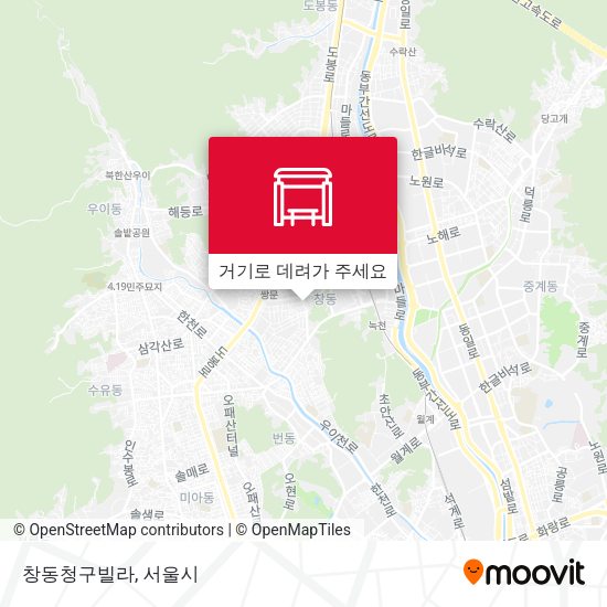 창동청구빌라 지도