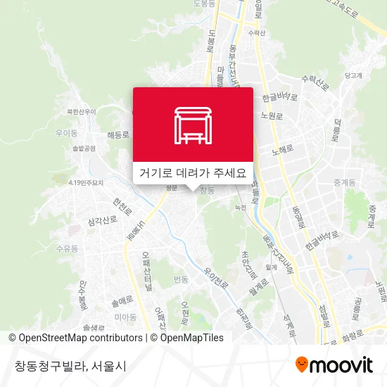 창동청구빌라 지도