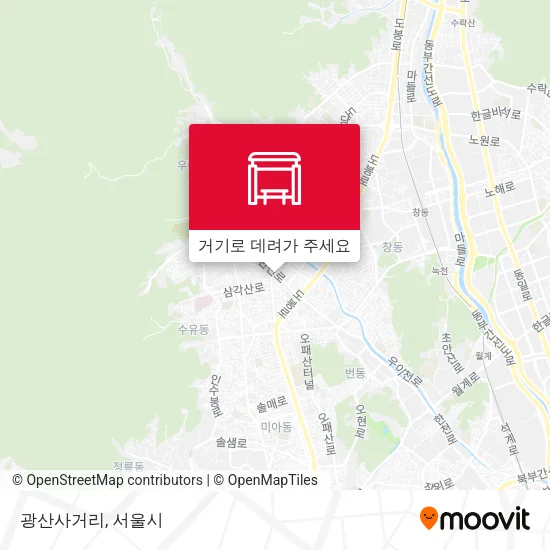 광산사거리 지도