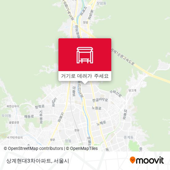 상계현대3차아파트 지도
