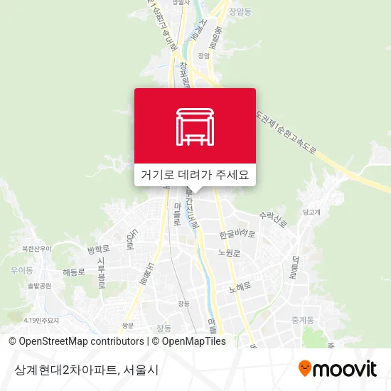 상계현대2차아파트 지도