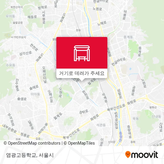 염광고등학교 지도