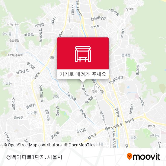 청백아파트1단지 지도