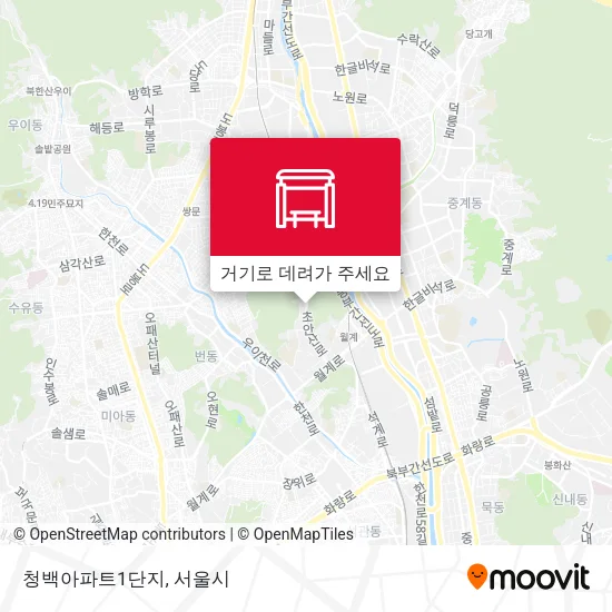 청백아파트1단지 지도