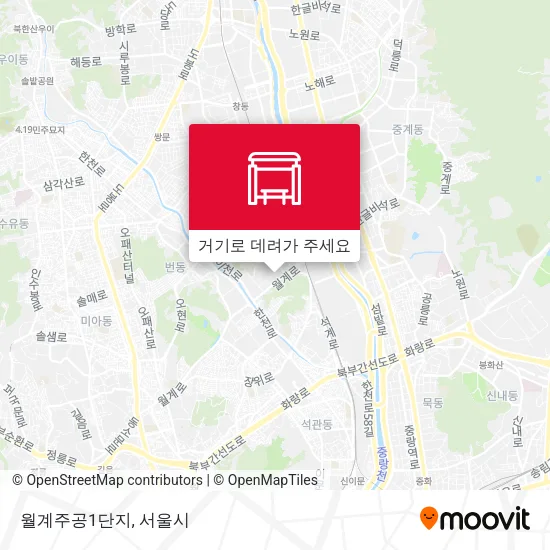 월계주공1단지 지도