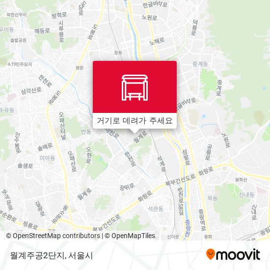 월계주공2단지 지도