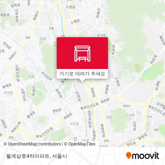 월계삼호4차아파트 지도