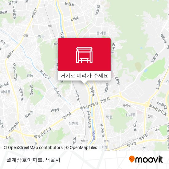 월계삼호아파트 지도