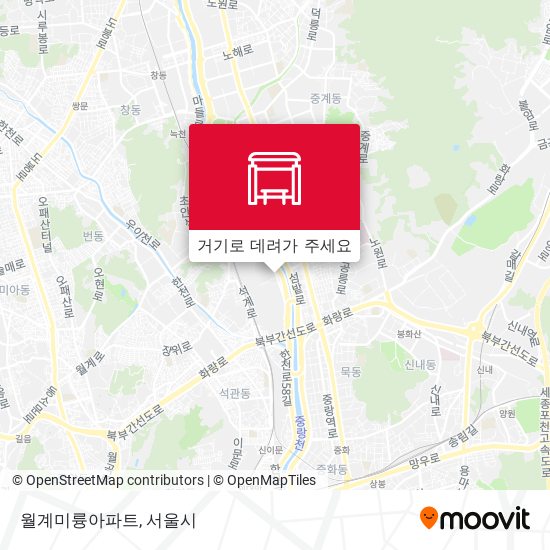 월계미륭아파트 지도