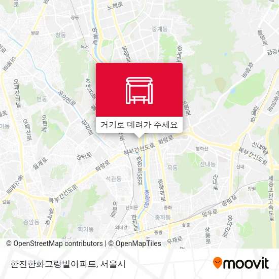 한진한화그랑빌아파트 지도