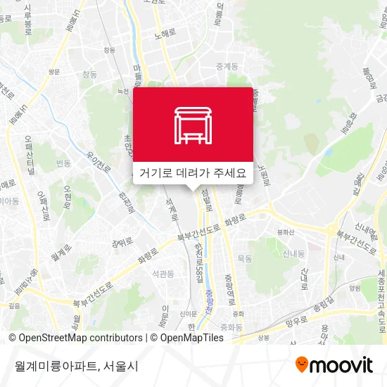 월계미륭아파트 지도