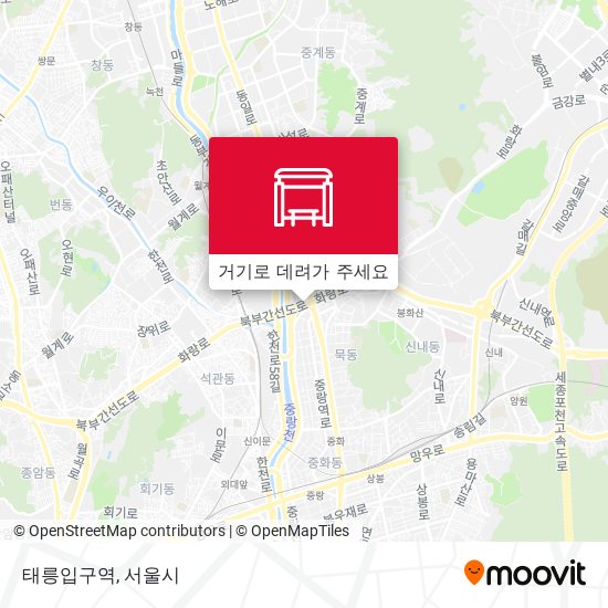 태릉입구역 지도