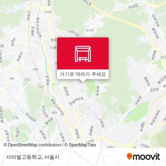 서라벌고등학교 지도